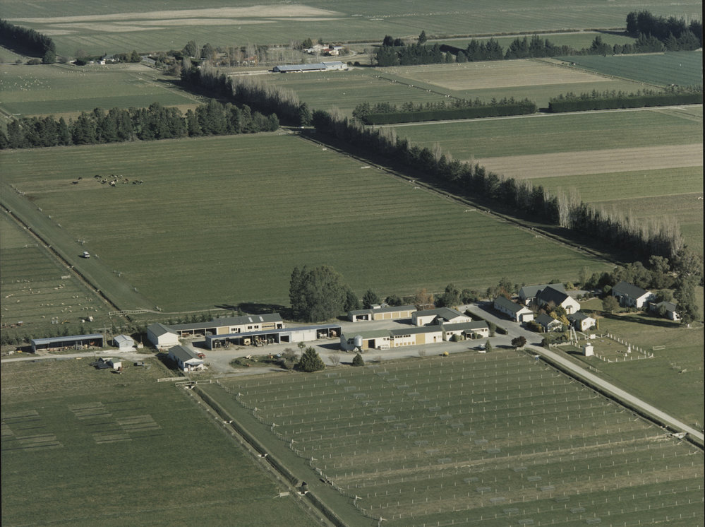 Winchmore Farm buildings: aerial view
