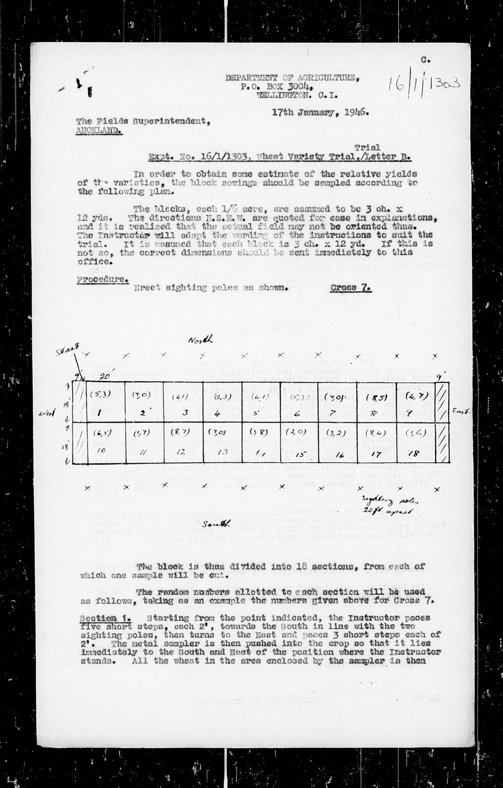 Wheat trial reports: Reporoa: p.13