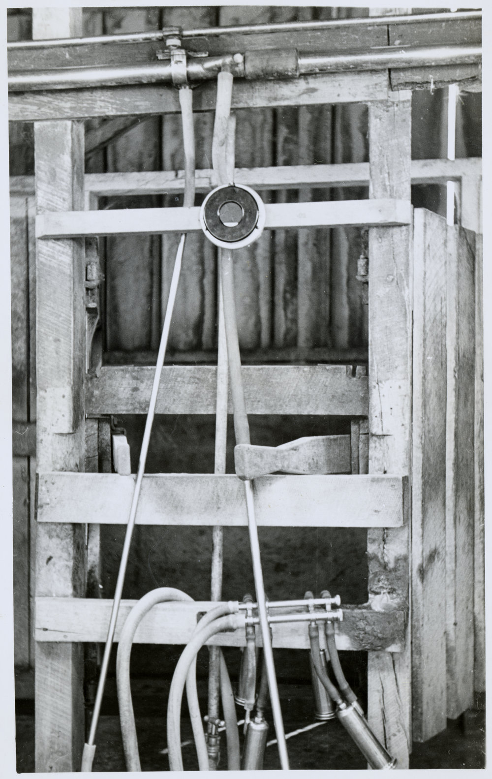 Milk flow indicator: close-up