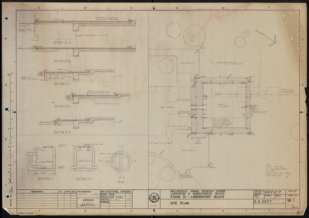 Wallaceville Laboratory Block: site plan