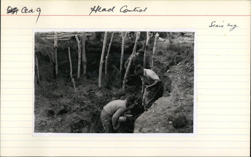 Gully head control, close up