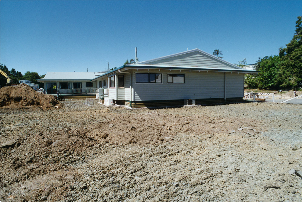 Dairy Science Building, Ruakura, under construction. 1. View from the north
