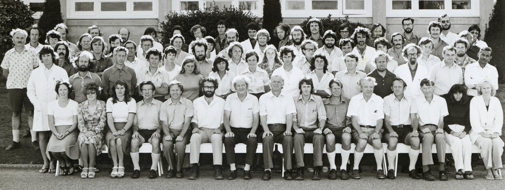 Grasslands group photo, 1977