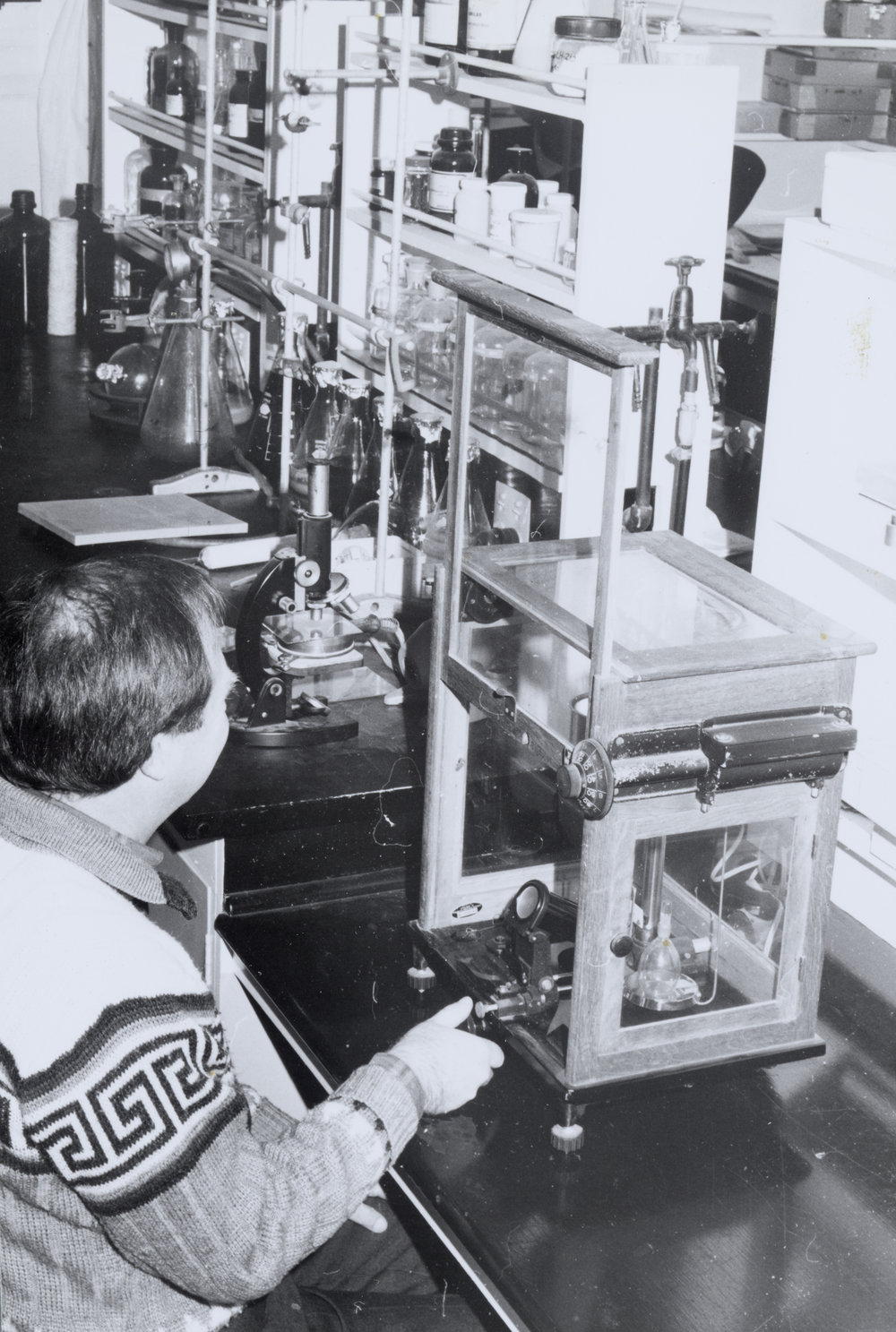 Saurtorious balance microscope