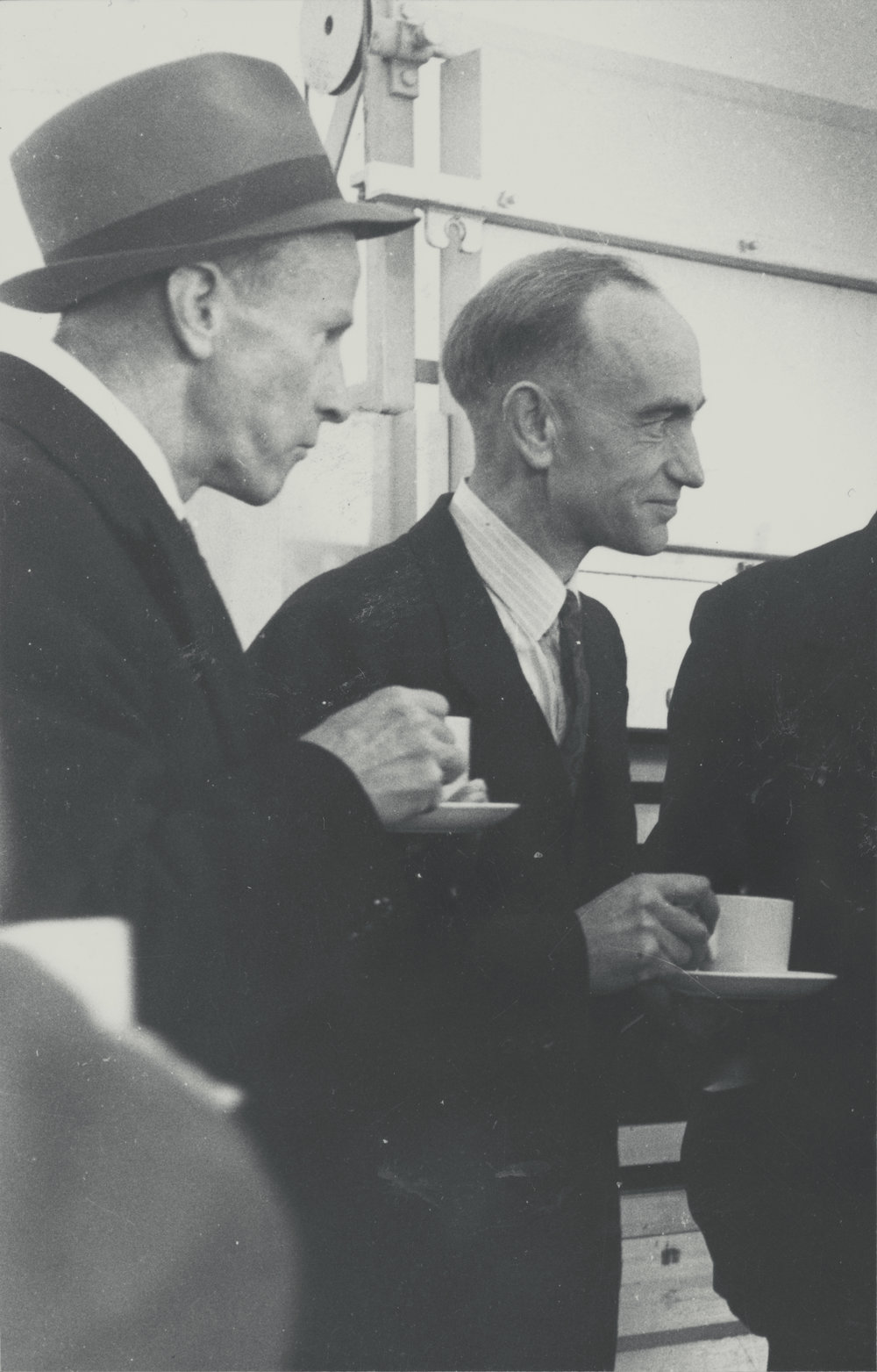 Opening of the Plant Chemistry Laboratory, Grasslands, 1946. 2. Taking refreshments