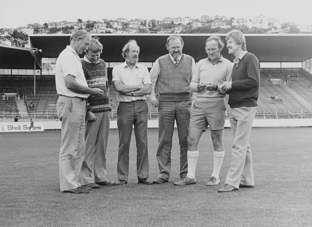 Scientists at Carisbrook