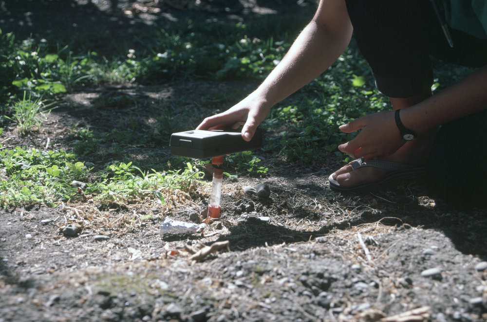 Hand held soil moisture probe