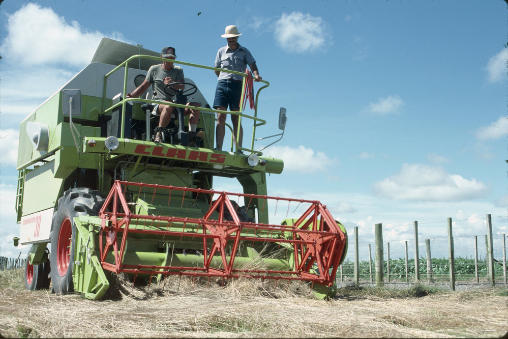 Aorangi Harvesting. 1. Driving the harvester