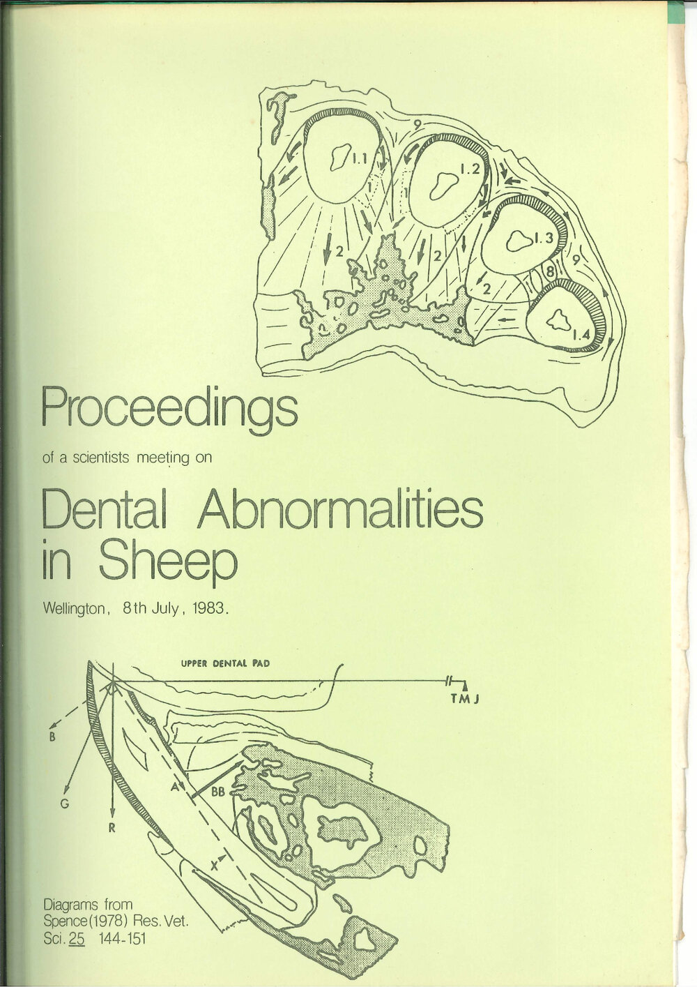 Dental abnormalities in sheep