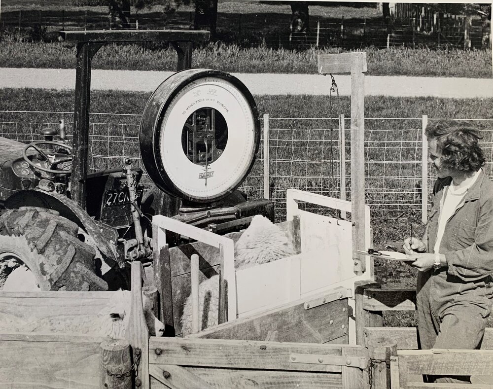 Tractor mounted stock weighing 