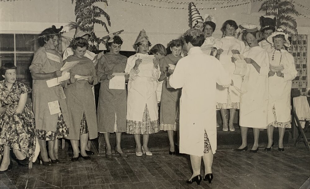 Grasslands female staff recite