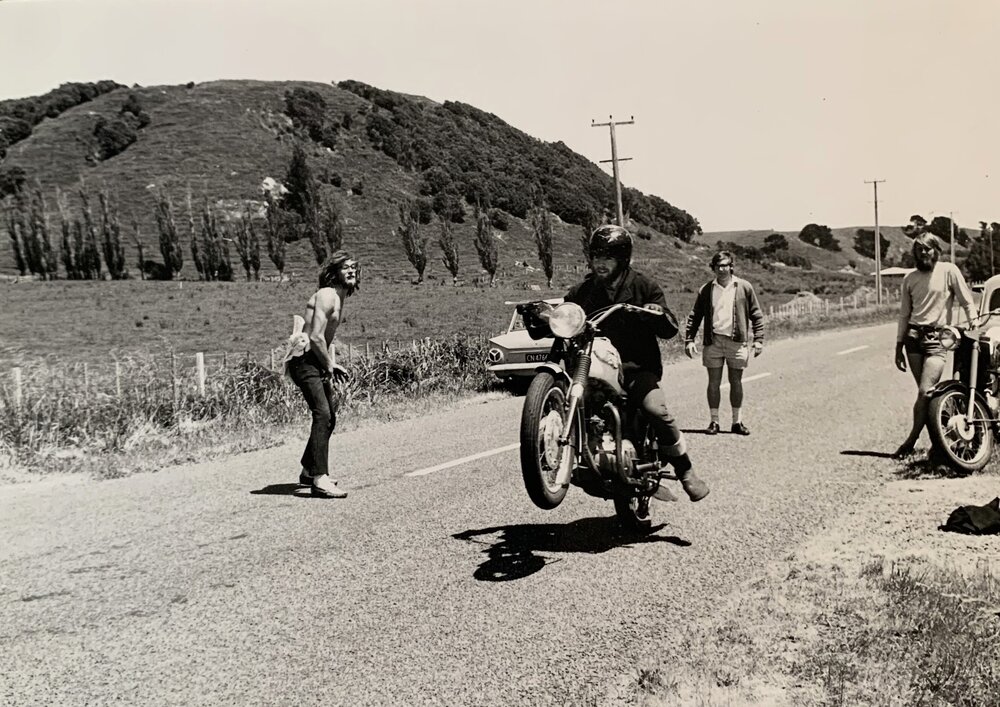 Motorbikes on Old West Road