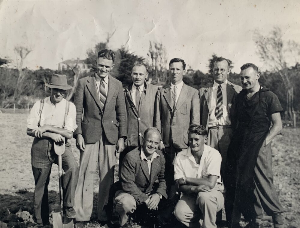 Bruce Levy and staff