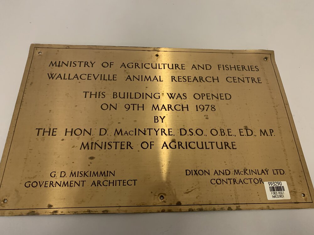 Wallaceville Plaque