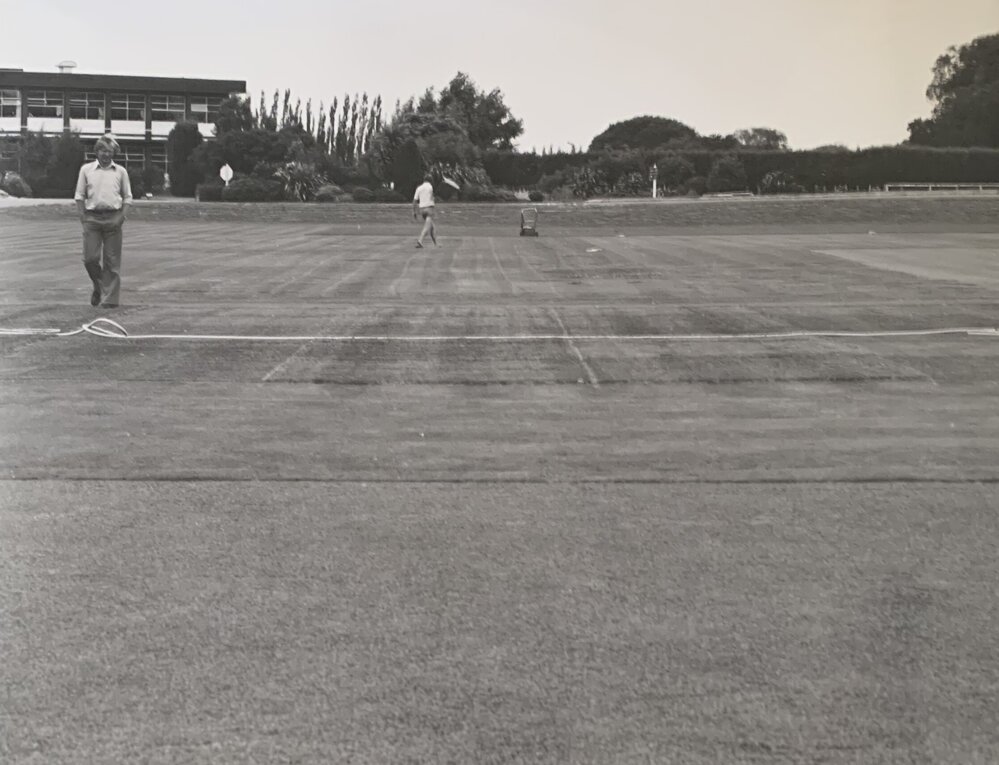 Mowing turf trials - 2 of 4