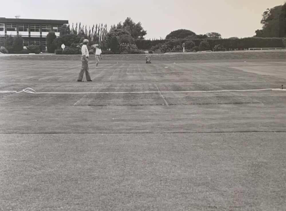 Mowing turf trials - 1 of 4