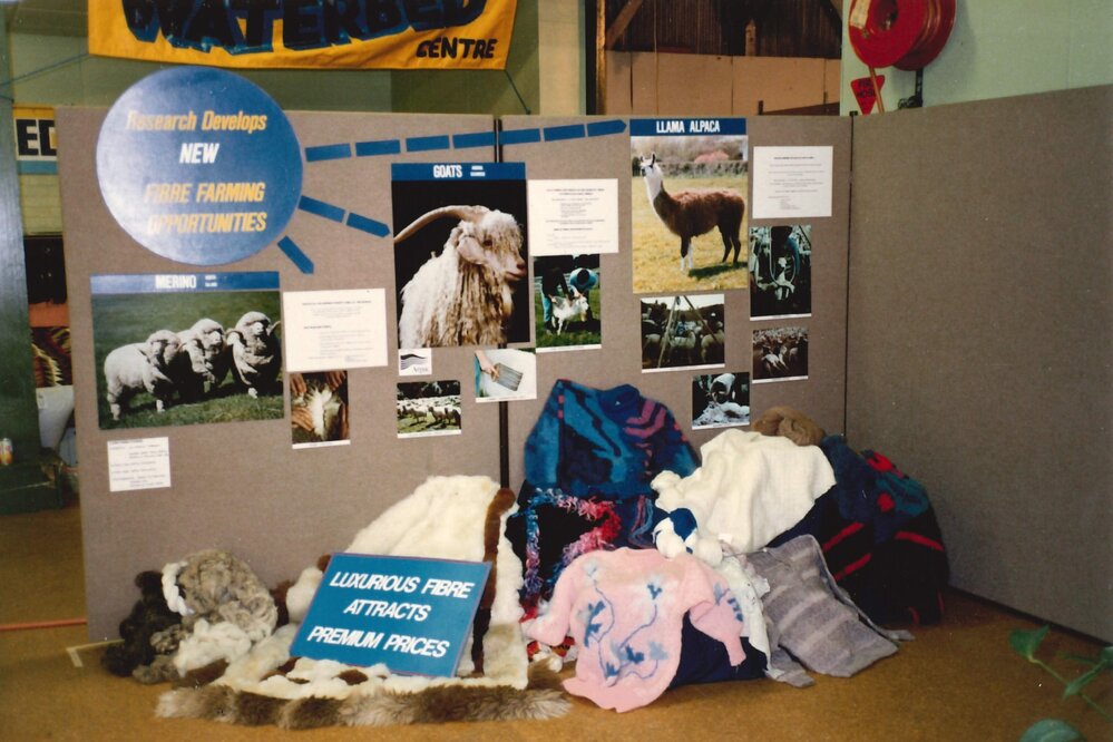 Fibre farming display