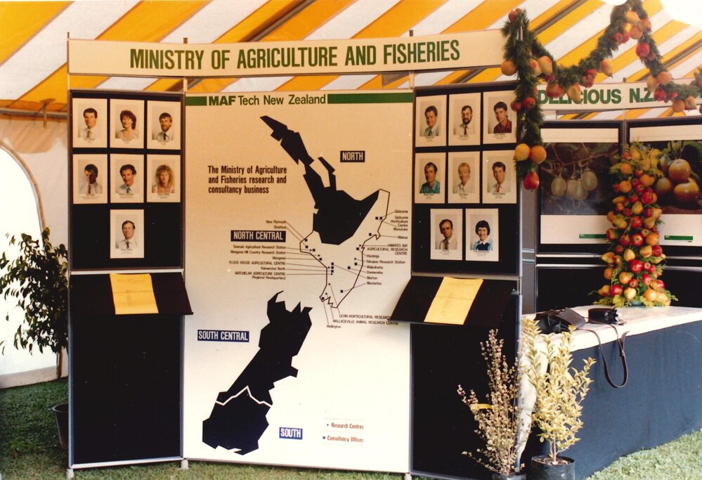 Ministry of Agriculture and Fisheries map display