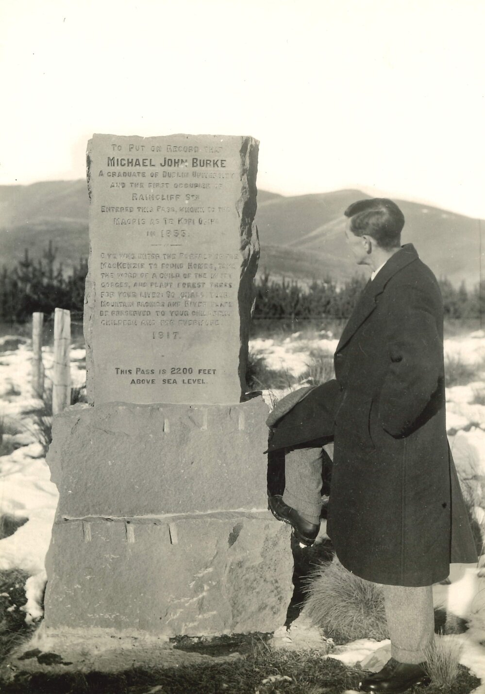 Michael John Burke - monument