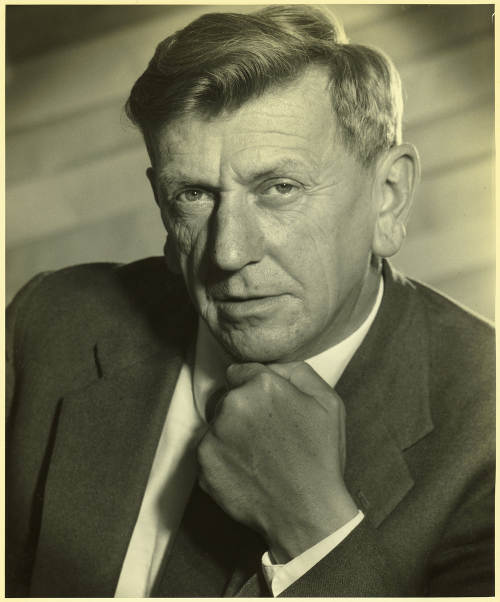 C.P. McMeekan (1908-1972) looking into the camera