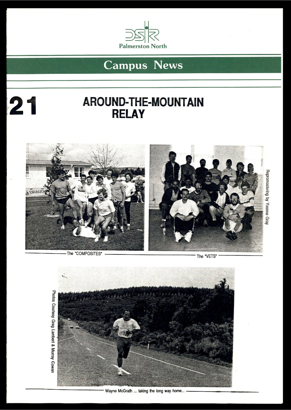 DSIR Palmerston North - Campus News No. 21 - 1988