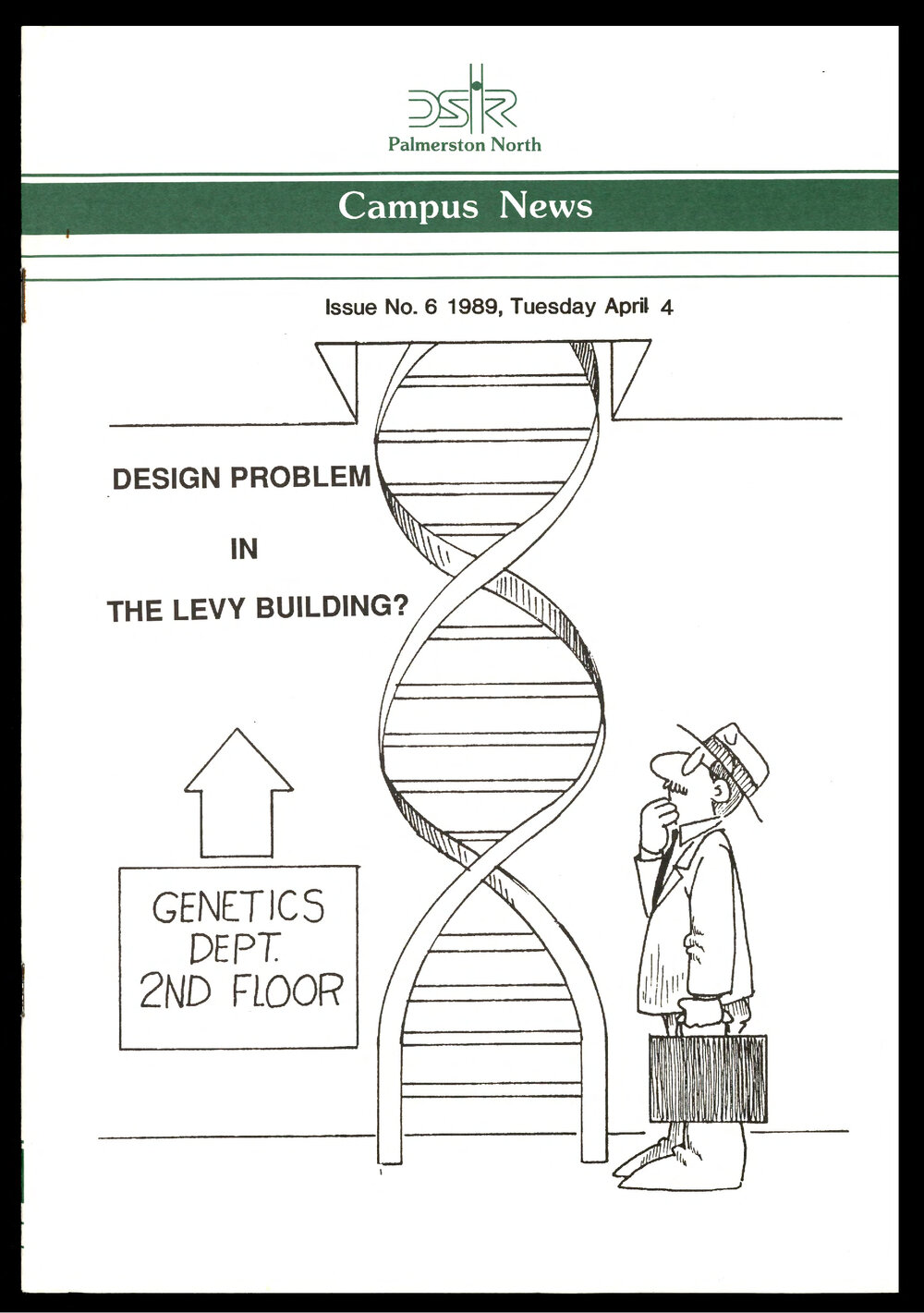 DSIR Palmerston North - Campus News: Issue No. 6 - 4 April 1989