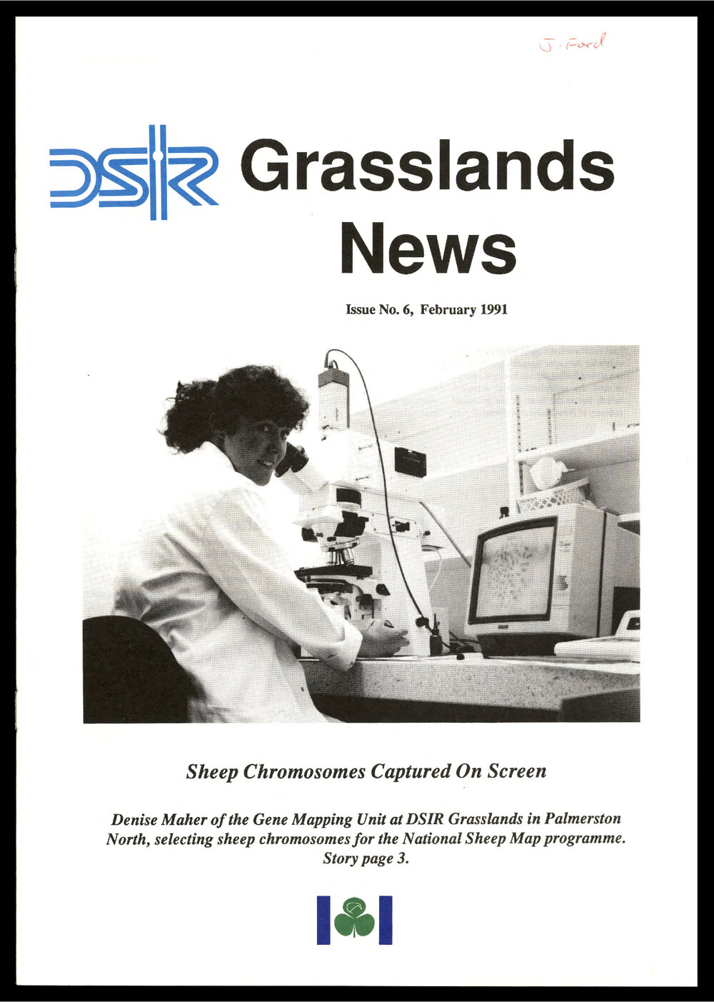 DSIR - Grasslands News - February 1991 - Issue No. 6