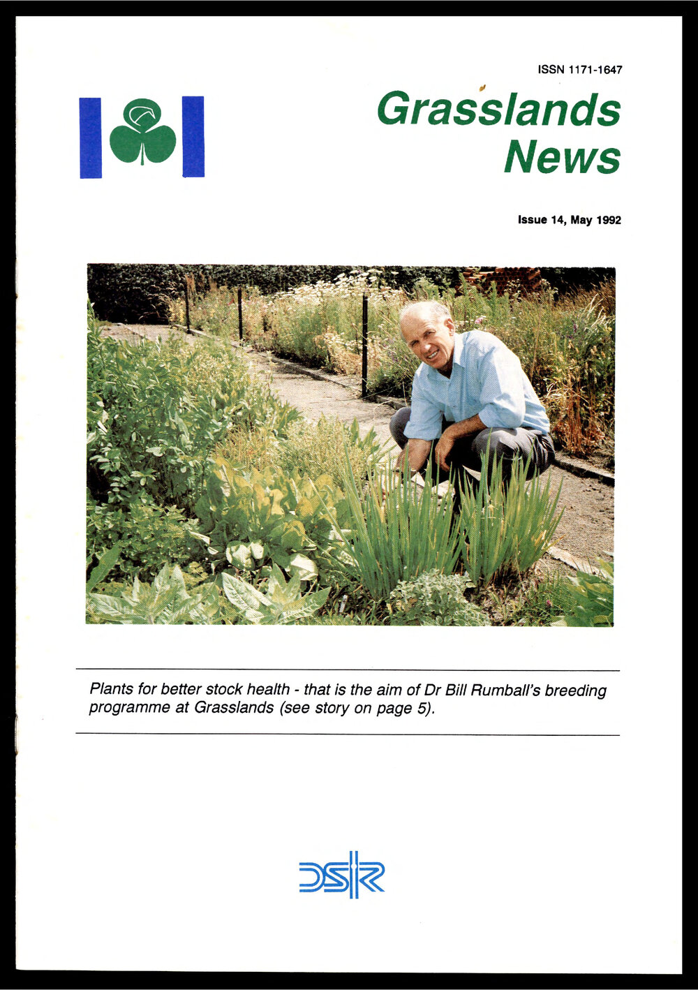 DSIR - Grasslands News - May 1992 - Issue No. 14