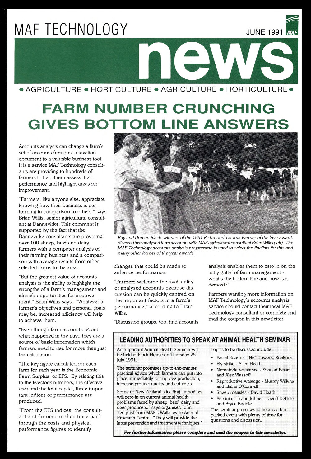 MAFTech News - Date: June 1991