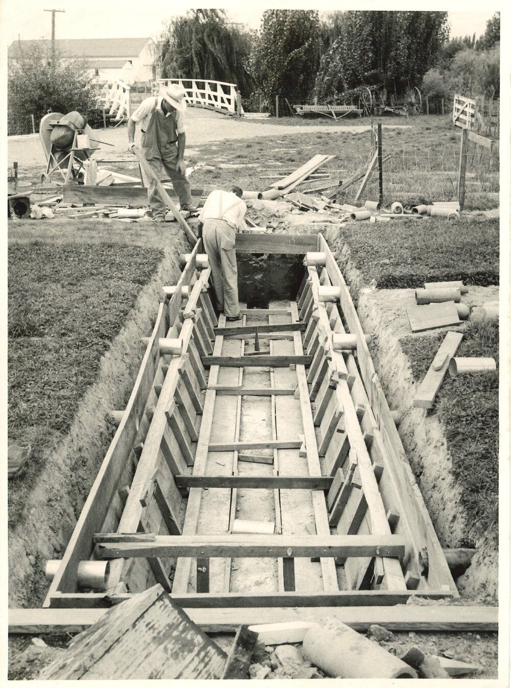 Construction of a culvert