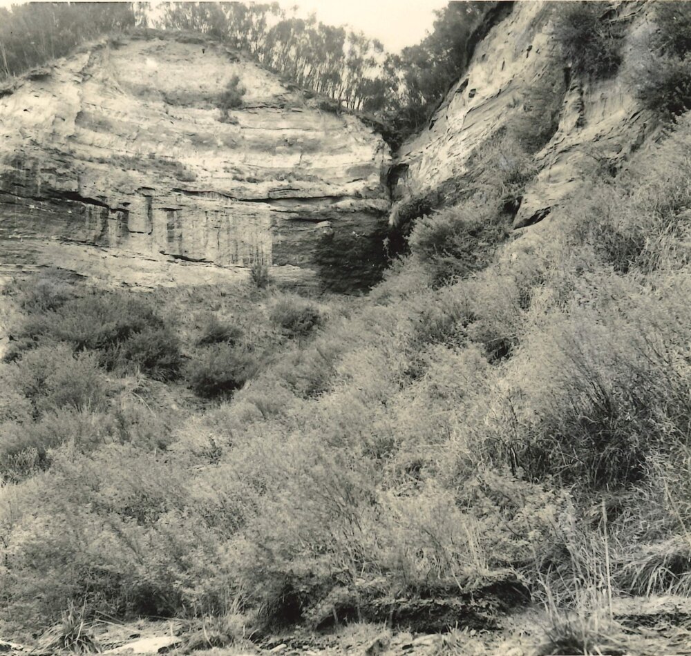 Eroded cliff face - 2