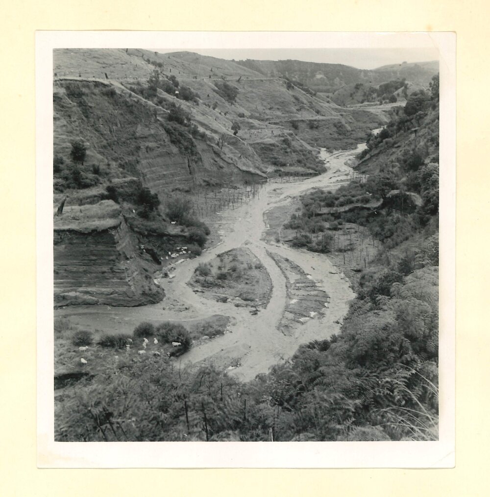 Valley floor waterway - 1950