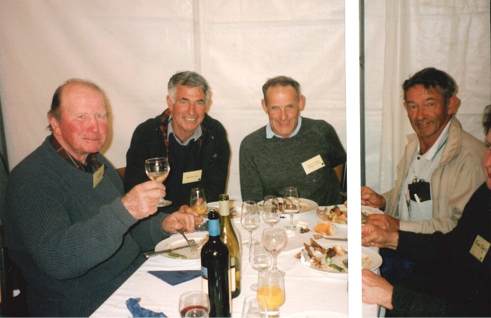 Jim Inglis and wife, Malcolm Guy and Maurice York