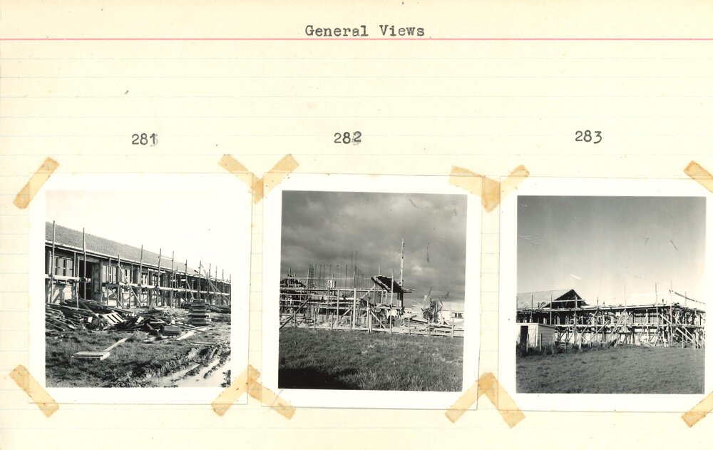 General view of construction underway at Grasslands