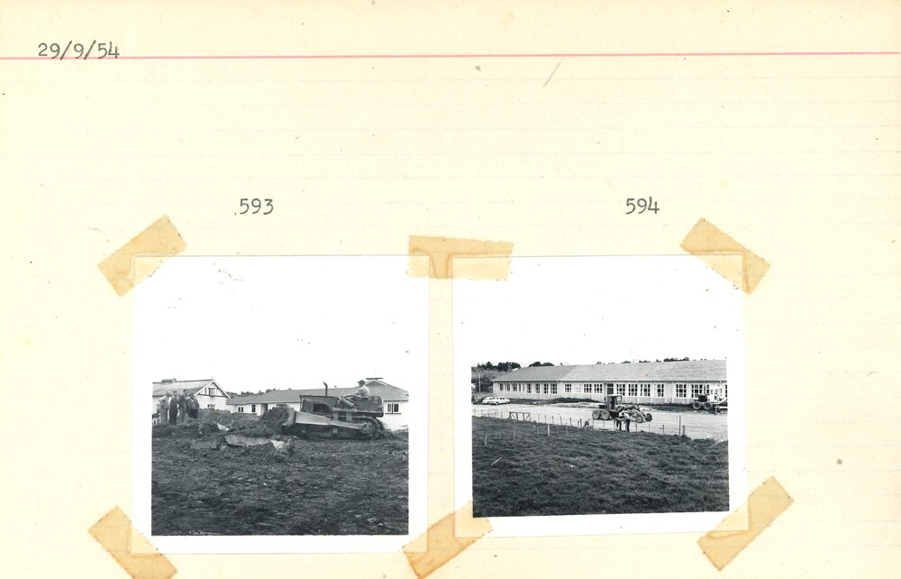 Tractors on the Grasslands site
