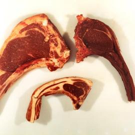 Steak, mutton, venison comparison