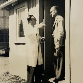 I. Reifer and James Melville at Grasslands