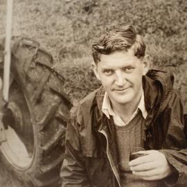 Cam S.W. Reid with glass