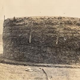 Large flat top haystack
