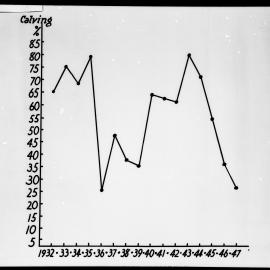 Bovine trichomoniasis: calving percentage, 1932-1947