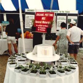 Organic potting mix display