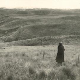 Person viewing landscape
