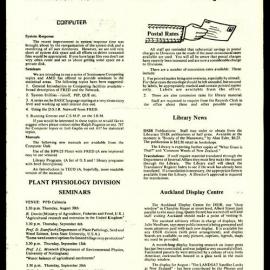 DSIR Newsletter - Number 5 - Date: 27 August 1979