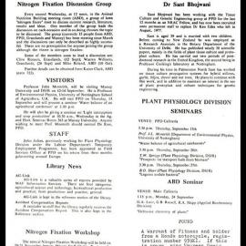 DSIR Newsletter - Number 6 - Date: 10 September 1979