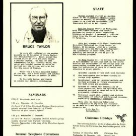 DSIR Newsletter - Number 12 - Date: 3 December 1979