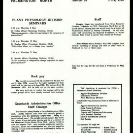 DSIR Newsletter - Number 20 - Date: 5 May 1980