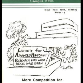 DSIR Palmerston North - Campus News: Issue No. 5 - 14 March 1989