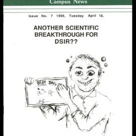 DSIR Palmerston North - Campus News: Issue No. 7 - 18 April 1989