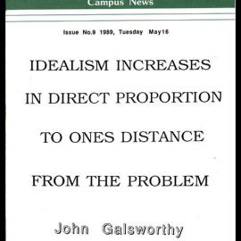 DSIR Palmerston North - Campus News: Issue No. 9 - 16 May 1989