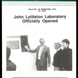 DSIR Palmerston North - Campus News: Issue No. 12 - 28 June 1989